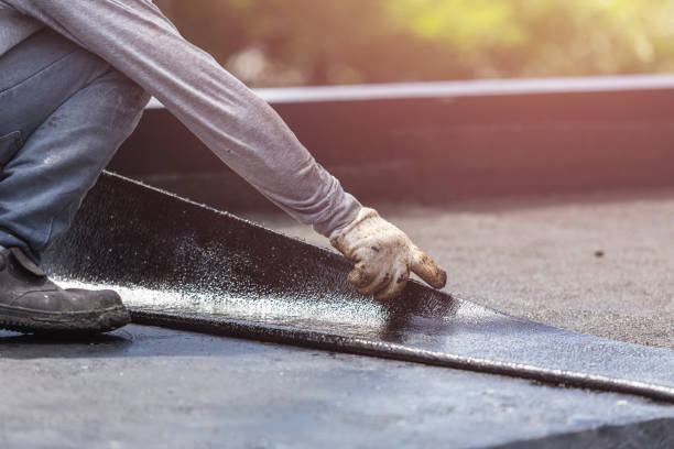 Professional Crawl Space Encapsulation technician working in Piffard, NY